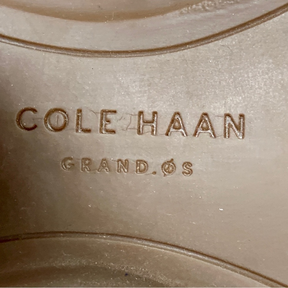 Cole Haan Pippa Leather Slingback Block Heel Booties Stormcloud Size 10B - Picture 11 of 12